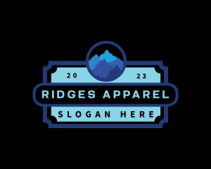 Mountain Ridge Landscape logo design