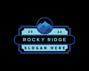 Mountain Ridge Landscape logo design