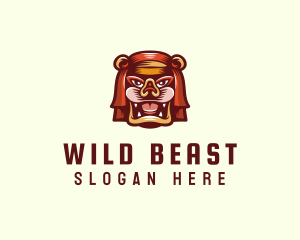 Wild Bear Head logo design