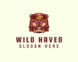 Wild Bear Head logo design