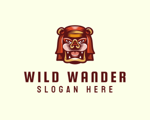 Wild Bear Head logo design