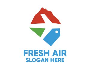 Colorful Air Travel logo design