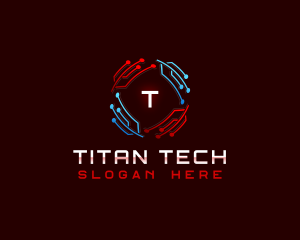 Digital Circuit Technology logo design