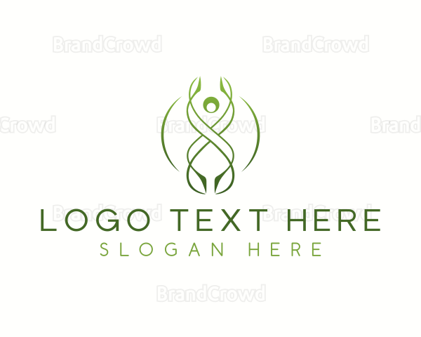 Yoga Human Wellness Logo