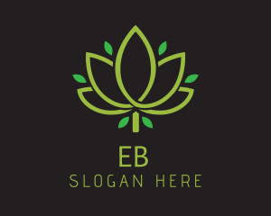 Oil - Herb Marijuana Therapy logo design