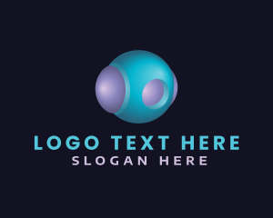 Networking - Technology Robot Sphere logo design