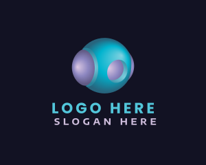 Videogame - Technology Robot Sphere logo design