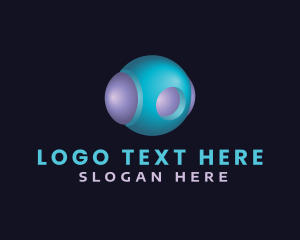 Videogame - Technology Robot Sphere logo design