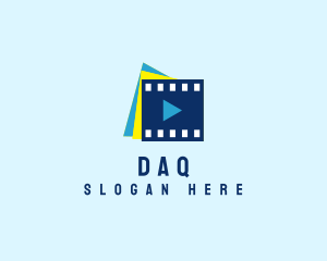 Romantic Movie - Video Film Studio logo design