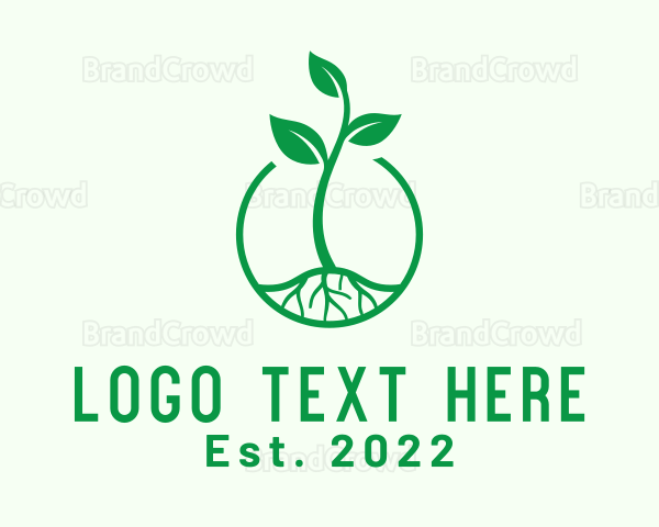 Garden Harvest Plant Logo