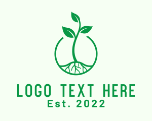 Herbal - Garden Harvest Plant logo design