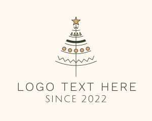 Gift Shop - Star Decoration Tree logo design