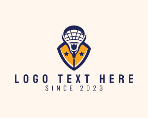 Lacrosse Stick - Lacrosse Sports Crest logo design