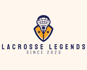 Lacrosse Sports Crest logo design