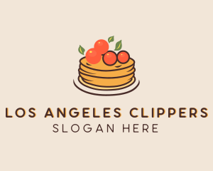 Cherry Pancake Pastry Logo