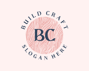 Feminine Wood Craft logo design