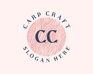 Feminine Wood Craft logo design