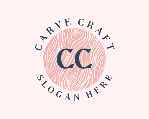 Feminine Wood Craft logo design