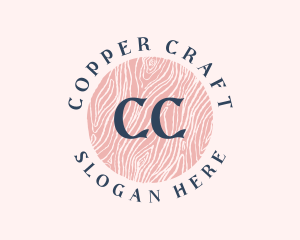 Feminine Wood Craft logo design