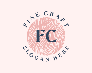 Feminine Wood Craft logo design