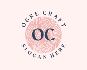 Feminine Wood Craft logo design