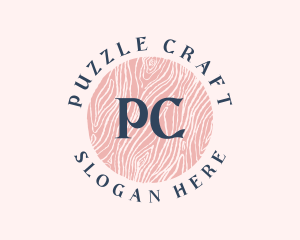 Feminine Wood Craft logo design