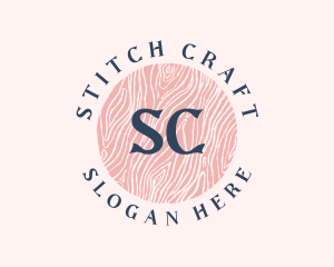 Feminine Wood Craft logo design