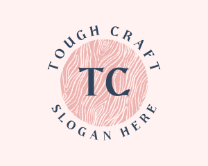 Feminine Wood Craft logo design