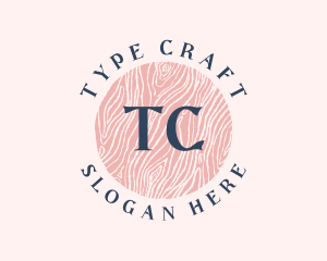 Feminine Wood Craft logo design