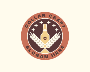 Wheat Beer Brewery logo design