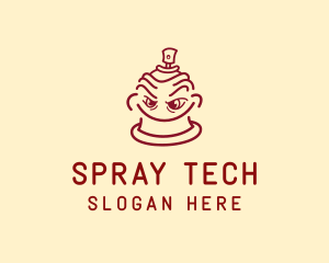 Evil Spray Paint  logo design