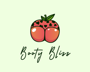 Buttocks - Sexy Peach Underwear logo design