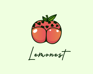 Adult Entertainer - Sexy Peach Underwear logo design