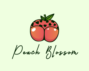 Peach - Sexy Peach Underwear logo design