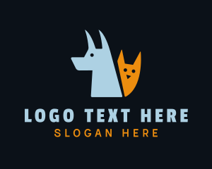 Veterinary - Cat Dog Animal Clinic logo design