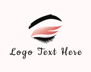 Makeup - Eyeliner Makeup Cosmetics logo design