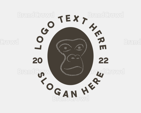 Wild Ape Gorilla Logo