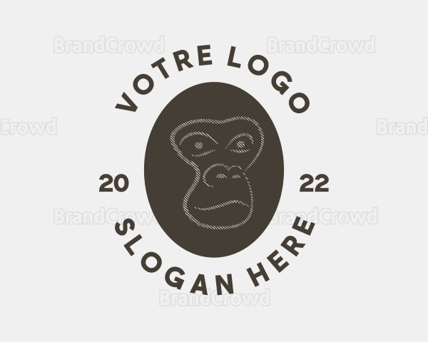 Wild Ape Gorilla Logo