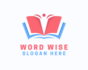 Book Learning Education logo design