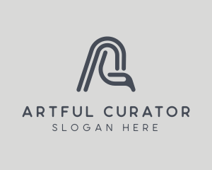 Generic Curvy Letter A logo design