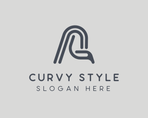 Curvy - Generic Curvy Letter A logo design