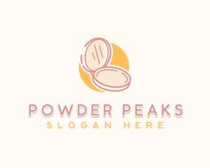 Face Powder Makeup Cosmetic logo design