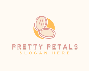 Face Powder Makeup Cosmetic logo design