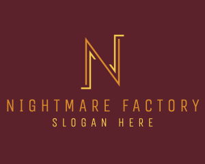 Interior Design Firm Letter N logo design