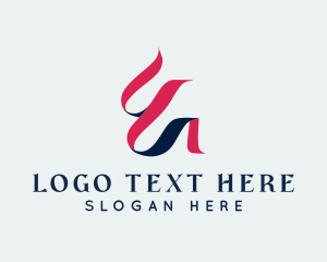 Typography - Classy Ampersand Calligraphy logo design