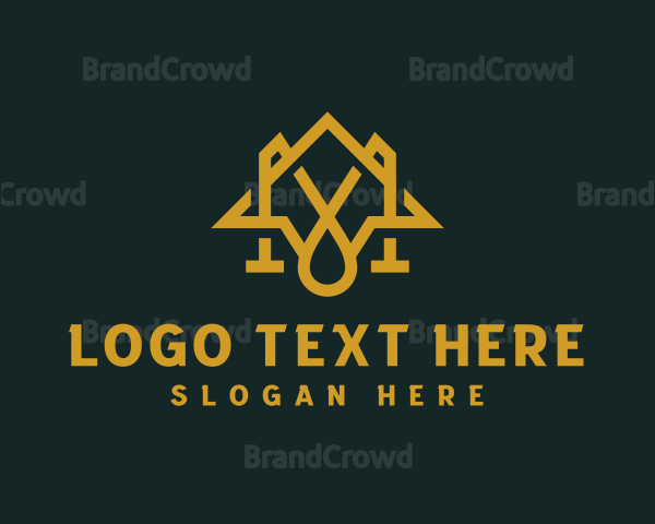 Elegant Polygon Letter M Logo