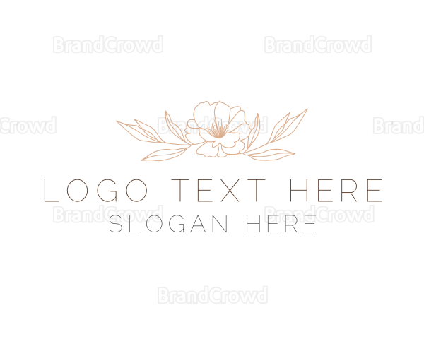 Minimalist Flower Nature Logo