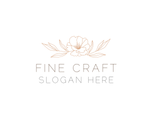 Minimalist Flower Nature  logo design