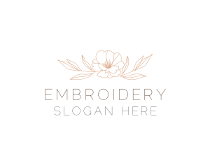 Minimalist Flower Nature  logo design