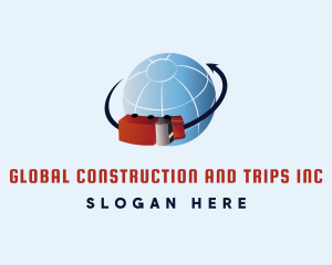 International Travel Transport logo design